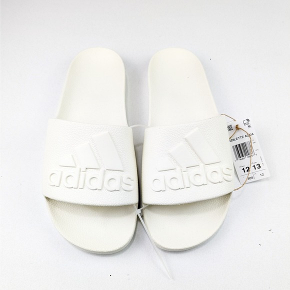 Adidas Unisex Adilette Logo Sandals - Picture 1 of 5
